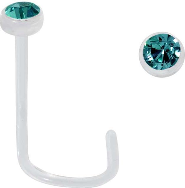 Bijouteria Nasenpiercing (Bioplast, Kristall)