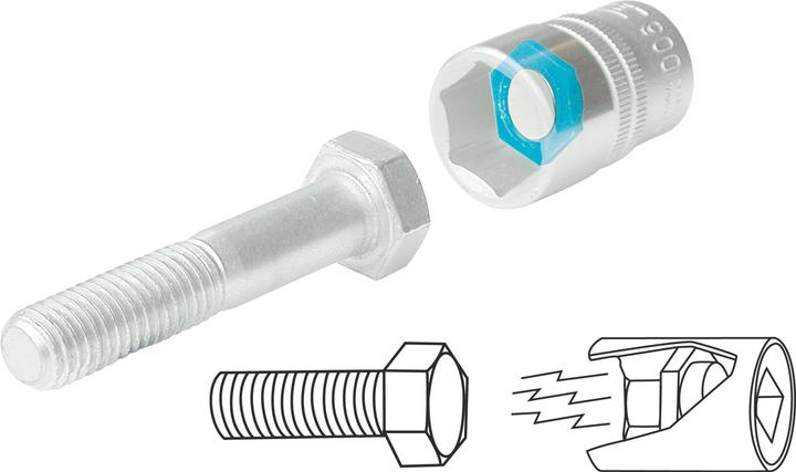 Image du produit HAZET Insert magnétique ∙ pour douilles 960MGT ∙ Profil à 6 pans extérieurs (19 mm, 10 mm, 14 mm, 18 mm, 11 mm, 12 mm, 17 mm, 15 mm, 13 mm, 16 mm)