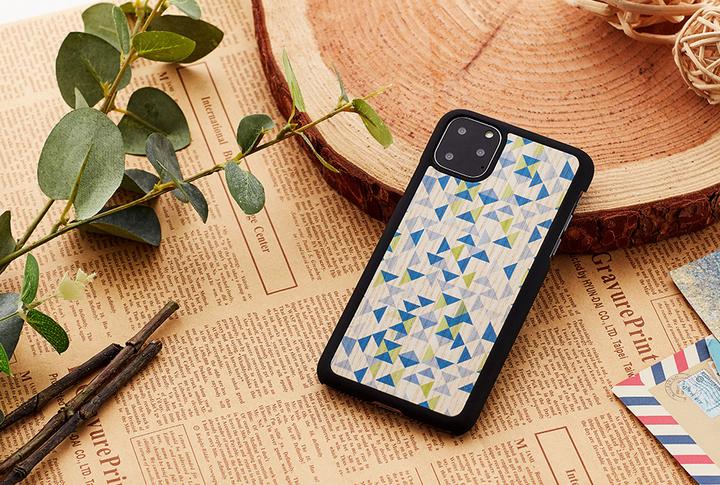 Produktbild Man&Wood SmartPhone case iPhone 11 Pro blue triangle black (Apple iPhone 11 Pro)