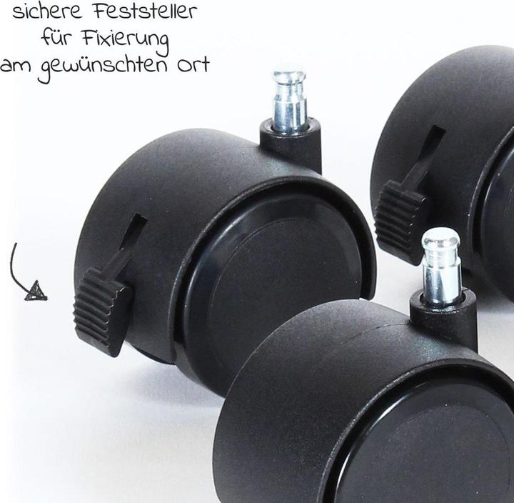 Actual product image Babybay Parquet roller set