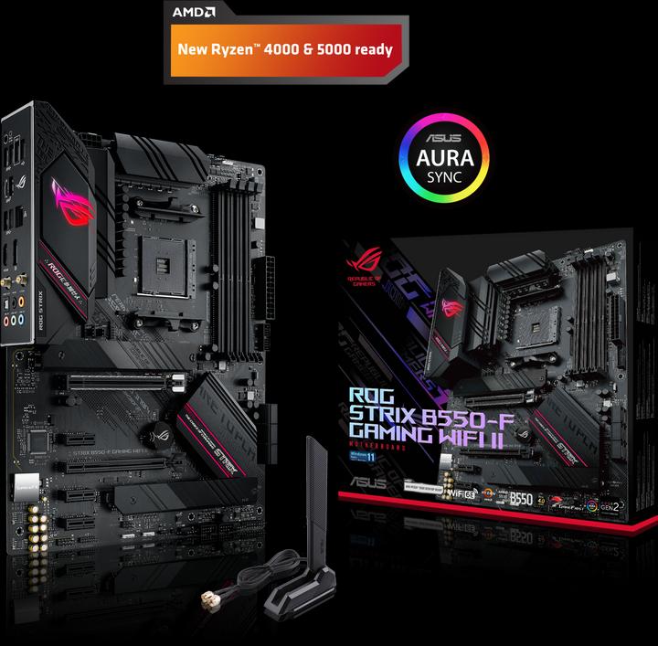 Image du produit ASUS ROG Strix B550-F Gaming Wifi II (AM4, AMD B550, ATX)