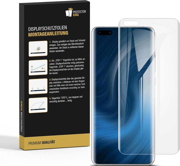Produktbild Protectorking 3x Panzerfolie Anti-Shock HD Klar (3 Stück, Huawei P40 Pro+)