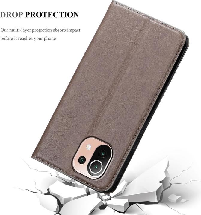 Produktbild Cadorabo Book Invis. Magnet Hülle (Xiaomi Mi 11 Lite, Xiaomi Mi 11 Lite 5G, Xiaomi Mi 11 Lite 5G NE)