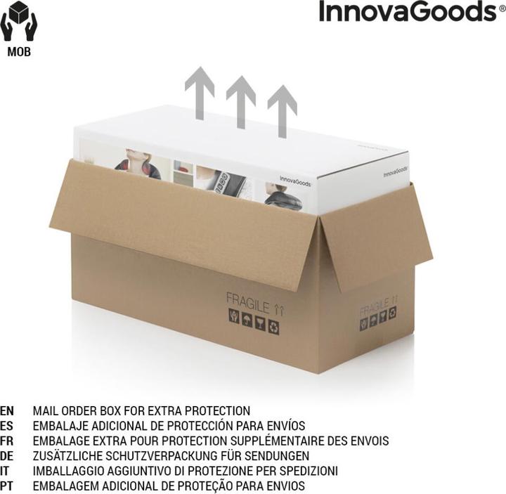 Actual product image InnovaGoods Foot massager Colour: Taupé