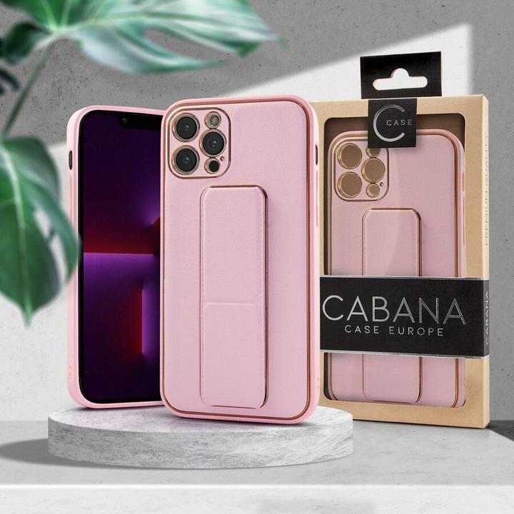 Produktbild Cabana Hülle iPhone 13 Pro - Hardcase Schutzhülle Luxury Rosa No.11 Made in Europe Handmade (Apple iPhone 13 Pro)