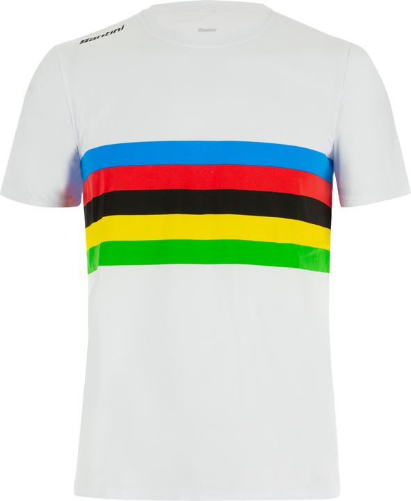 Actual product image Santini T-Shirt UCI Rainbow World Champion Herren (XXL)