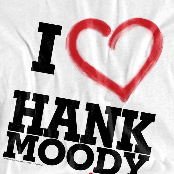 Actual product image Californication Unisex Adult I Heart Hank Moody T-Shirt (XL)