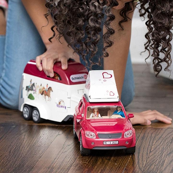 Produktbild Schleich Abenteuer mit Auto und Pferdeanhänger
