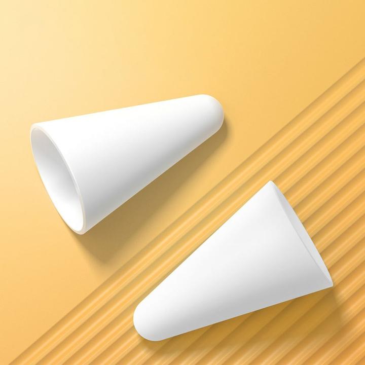 Actual product image Baseus Tablet Tool Pen Replaceble Silicone Tips (12 pcs) for Stylus Pen (Soft), White (ARBJ020002)