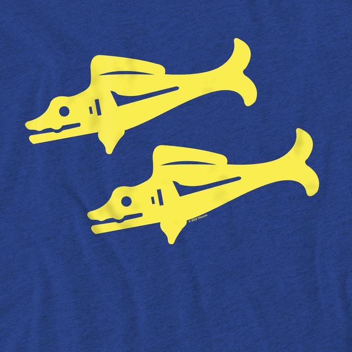 Actual product image Legends of the Hidden Temple Unisex Adult Blue Barracudas T-Shirt (3XL)