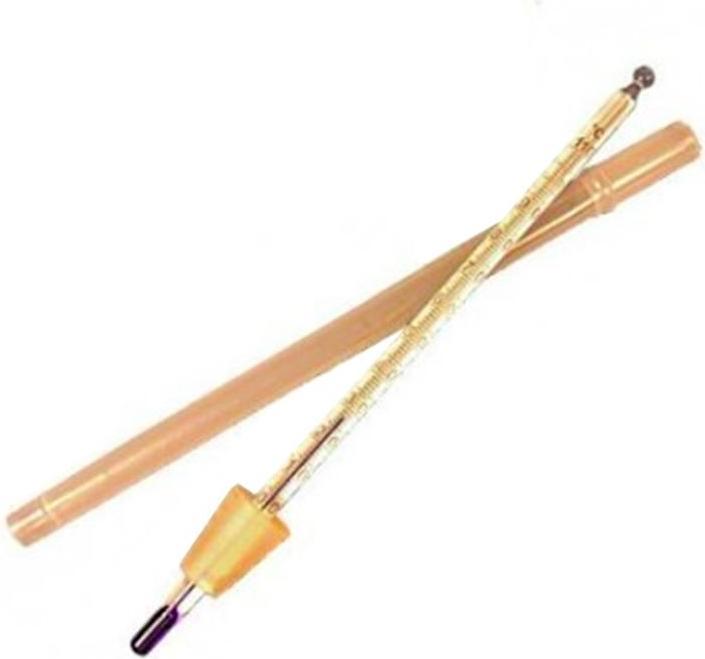 Immagine prodotto Ich-zapfe Thermometer mit Silikonkorken: Präzise Temperaturmessung für Alkohol (Termometro per vino)