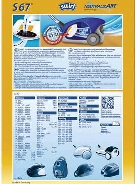 Produktbild Swirl Staubbeutel S67 (1 x)