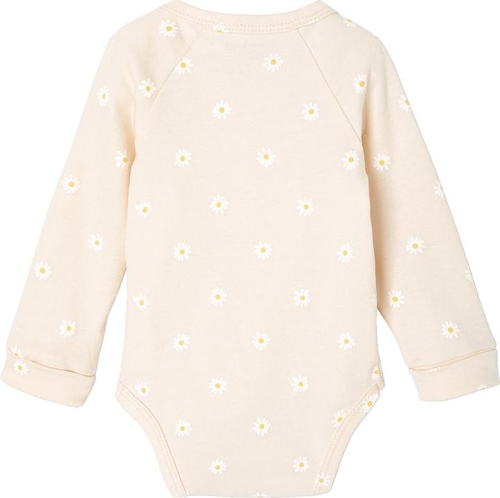 Produktbild Vertbaudet Bio-Kollektion: Mitwachsender Baby Wickelbody mit Gänseblümchen (62)