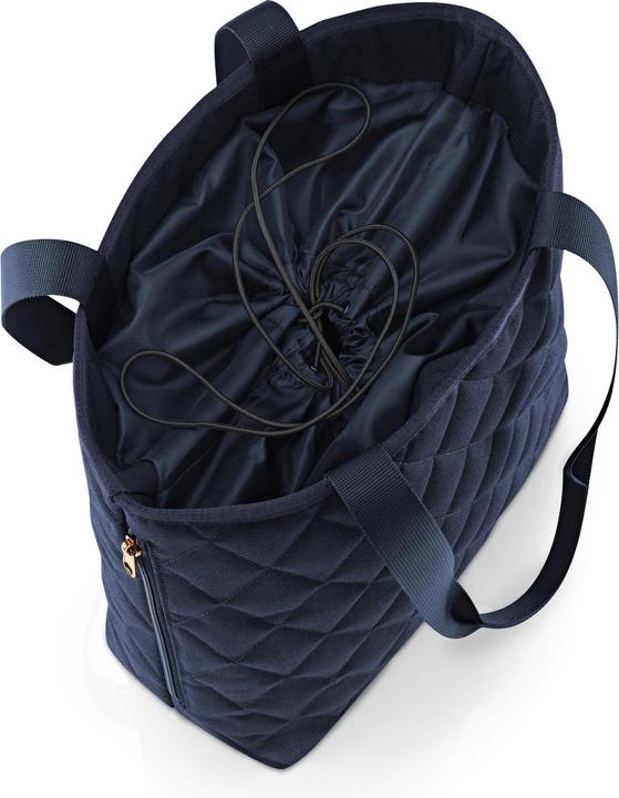 Immagine prodotto reisenthel shopper classica M a rombi oro notte - Spaziosa borsa per la spesa ed elegante borsetta in e