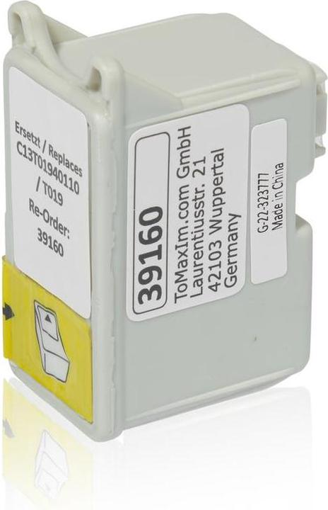 Produktbild Inkadoo Druckerpatronen kompatibel zu Epson C13T01940110 / T019 Tintenpatrone, schwarz Schwarz (BK)
