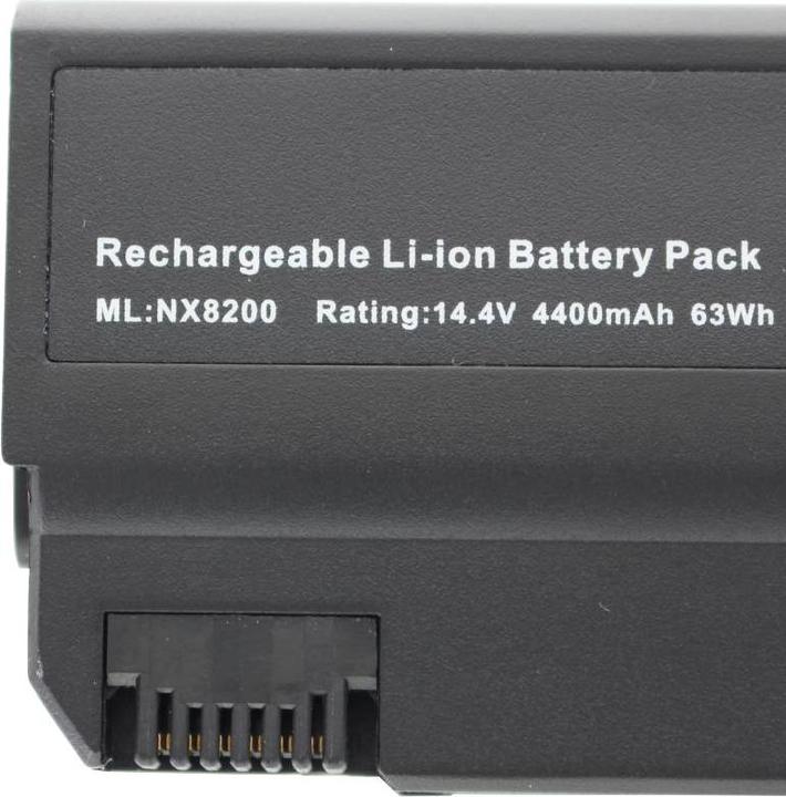 Actual product image HP Akku Compaq Business NC8230, NC8430, PB992A (8 Cells, 4400 mAh)