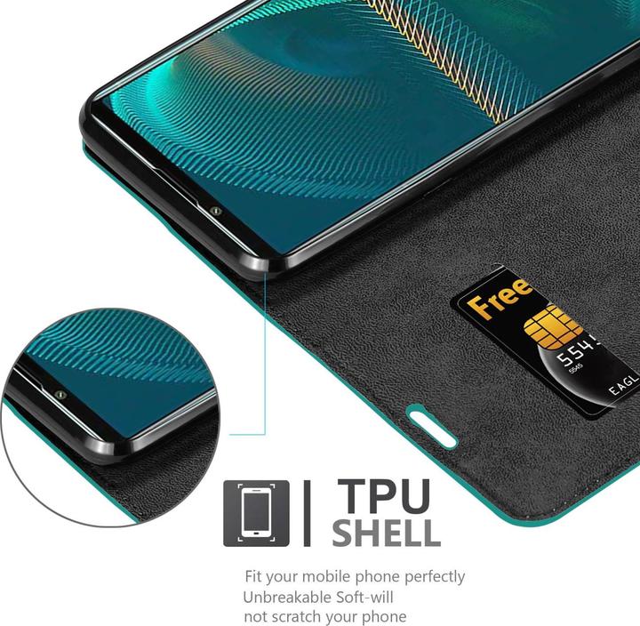 Actual product image Cadorabo Book Invis. Magnet sleeve (Sony Xperia 5 III)