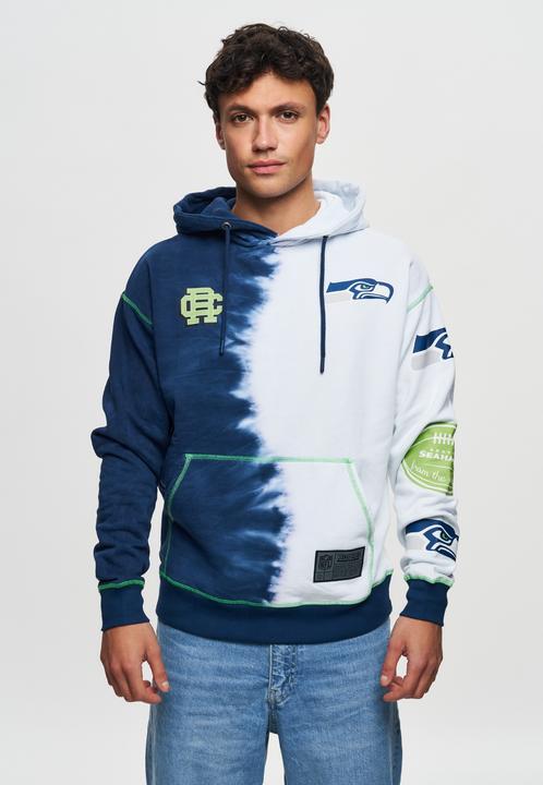 Produktbild Recovered Re:covered Fleece Hoody - INK DYE Seattle Seahawks - XL (XL)