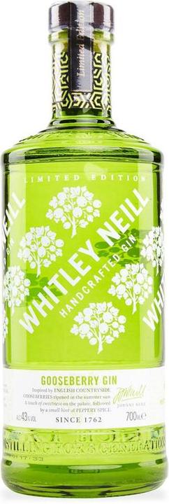 Image du produit Whitley Neill Gooseberry (groseille à maquereau) Dry Gin (1 x 70 cl)