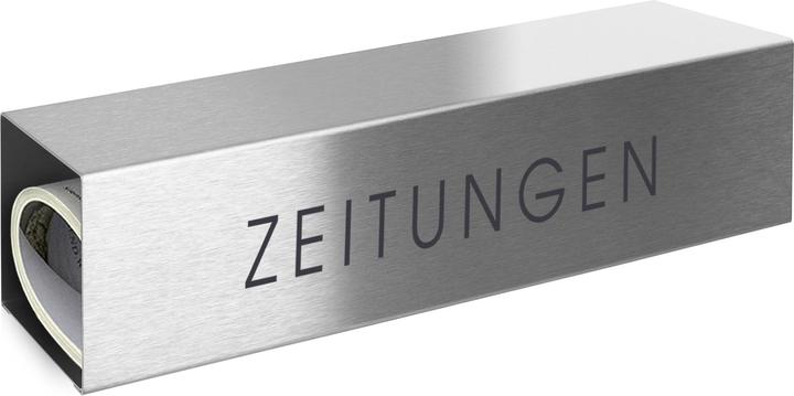 Actual product image Mocavi "Newspapers" labelled stainless steel, model ZF 1 NF75B