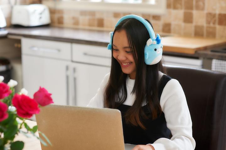 Actual product image Squishmallows Plush Bluetooth Headphones - Tatiana (608090)