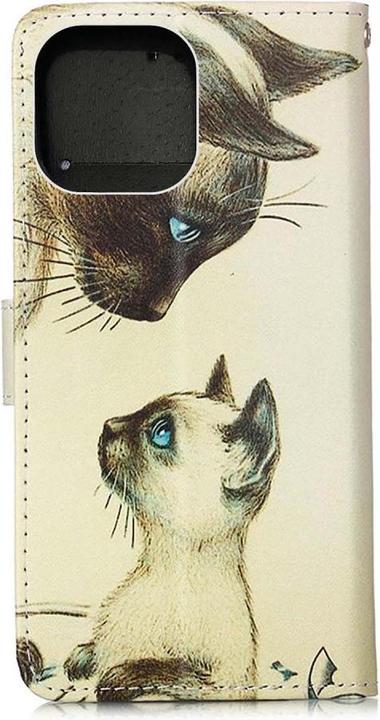 Image du produit Ueli Express iPhone 13 Pro Livre Etui avec porte-cartes Chat mère (Apple iPhone 13 Pro)