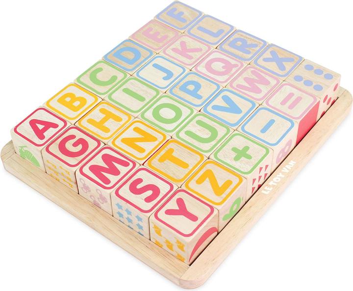Produktbild Le Toy Van Farbige Holzwürfel - ABC & mehr