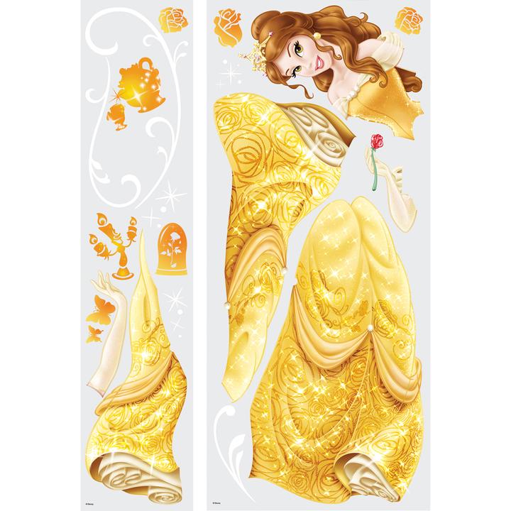Actual product image Disney Princess - Belle Peel And Stick Giant Wall Decals