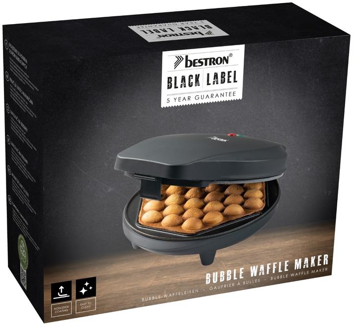 Actual product image Bestron Bubble waffle maker, black