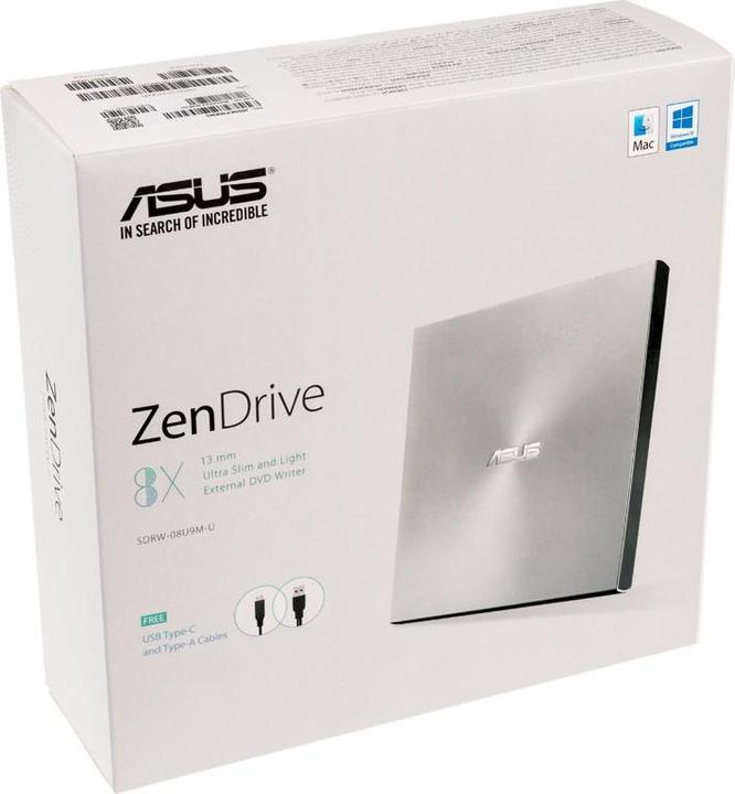 Actual product image ASUS ZenDrive U9M (DVD drive, CD burner, CD drive, DVD writer)