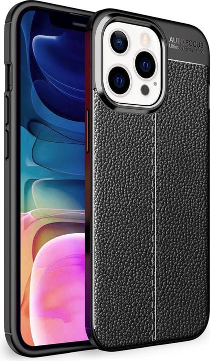 Produktbild Nalia Leder Look Silikon Handyhülle (Apple iPhone 13 Pro Max)