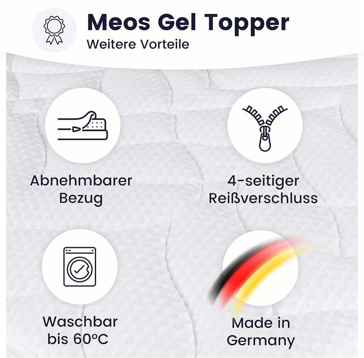 Image du produit Meos Gel-Schaum Topper (80 x 200 cm)