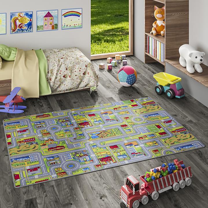 Actual product image Snapstyle Kids Play Carpet Adventure Land (200 x 200 cm)