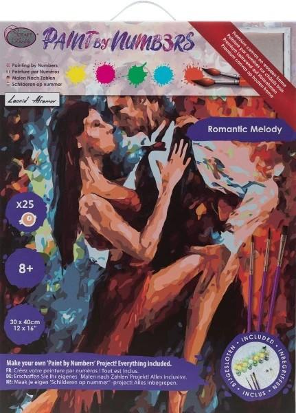 Produktbild Craft Buddy Paint by Numbers "Kiss in Melody" 30 x 40 cm
