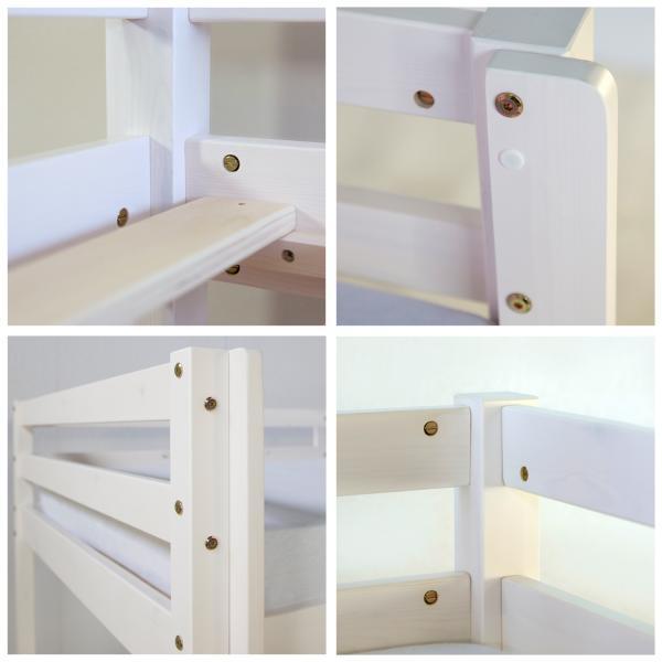 Image du produit Homestyle4u Lit mezzanine avec toboggan et tour (90 x 200 cm)