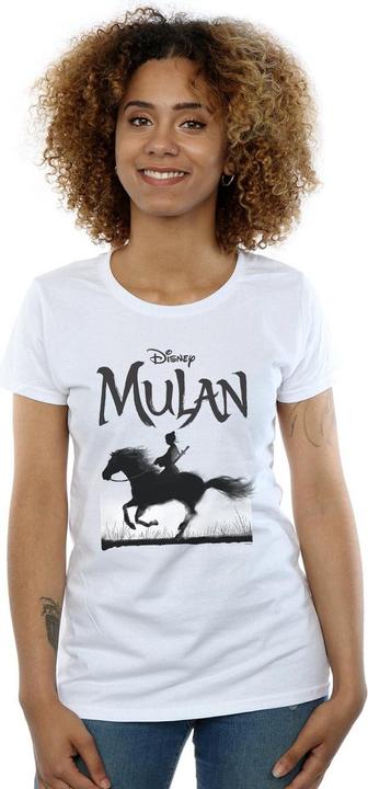Actual product image Disney Womens/Ladies Mulan Movie Mono Horse Cotton T-Shirt (S)
