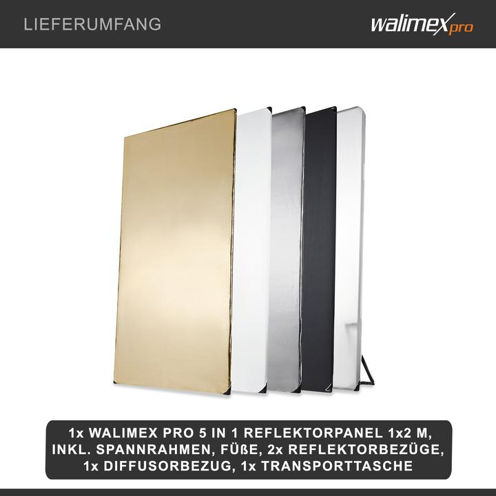 Image du produit Walimex 5en1 Panneau réflecteur (Réflecteur)