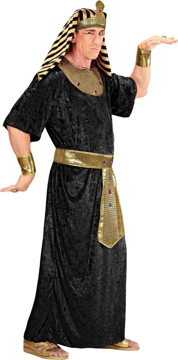 Actual product image Widmann Antikes Pharao Kostüm Tutanchamun mit Tunika, Kragen & Gürtel, Armbänder, Kopfbedeckung (XL)