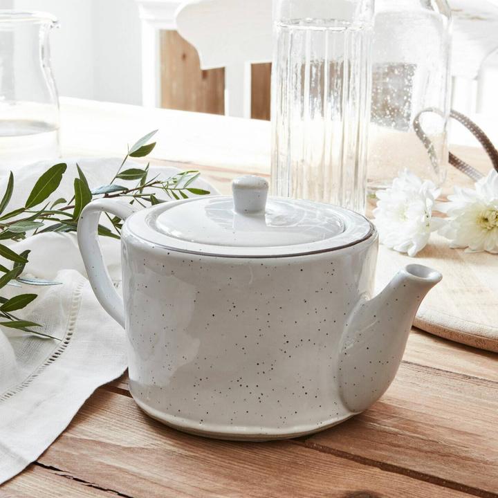 Image du produit Loberon Théière Biarré blanc (0.70 l)