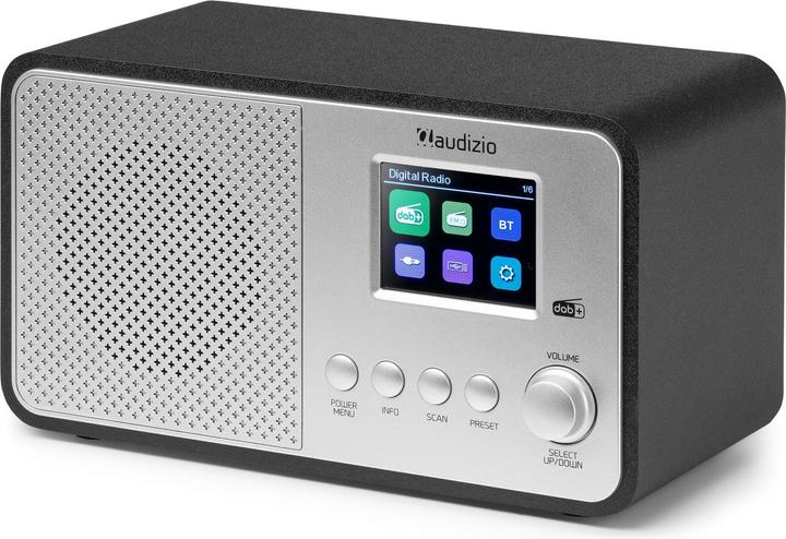 Produktbild Audizio DAB+ Radio Avio Silber, Radio Tuner: FM, DAB+ (FM, DAB+, Bluetooth)