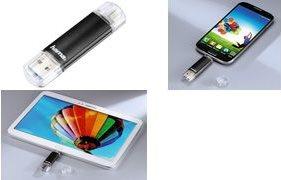 Actual product image Hama Laeta Twin (32 GB, Micro USB, USB 3.0, USB-A)