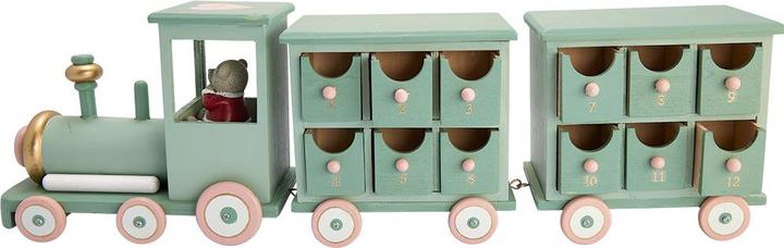 Produktbild Greengate Inge-Marie Adventskalender Zug green 48cm
