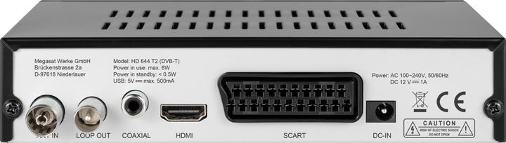 Produktbild Megasat HD644T2 (0.51 GB, DVB-T2)