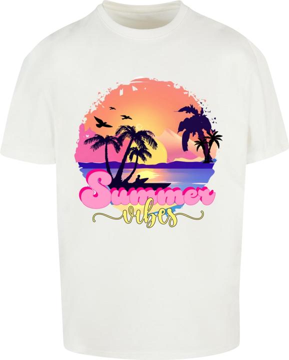 Merchcode Summer Vibes Sunset Heavy Oversized Tee - 117175