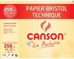 Immagine prodotto Canson Carta da disegno Bristol, 240 x 320 mm, 250 g/m² (240 x 320 mm)