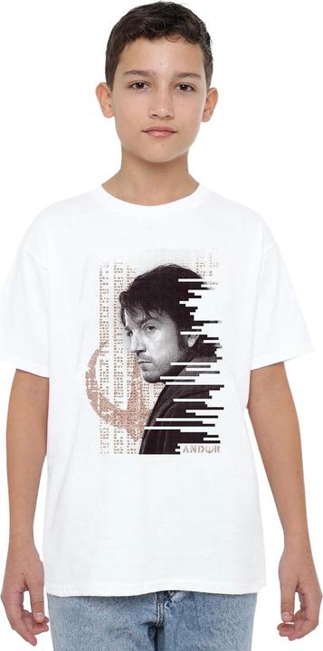Actual product image Star Wars Childrens/Kids Redacted Andor T-Shirt (140)
