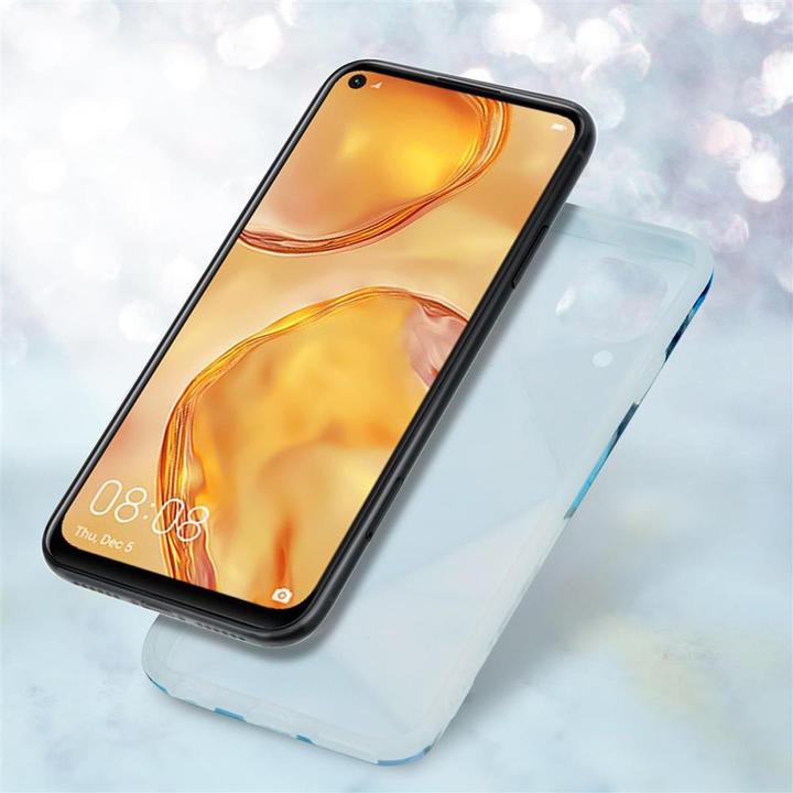 Actual product image Cadorabo IMD TPU Colorful Marble Cover (Huawei P40 Lite, Huawei Nova 6 SE, Huawei Nova 7i)