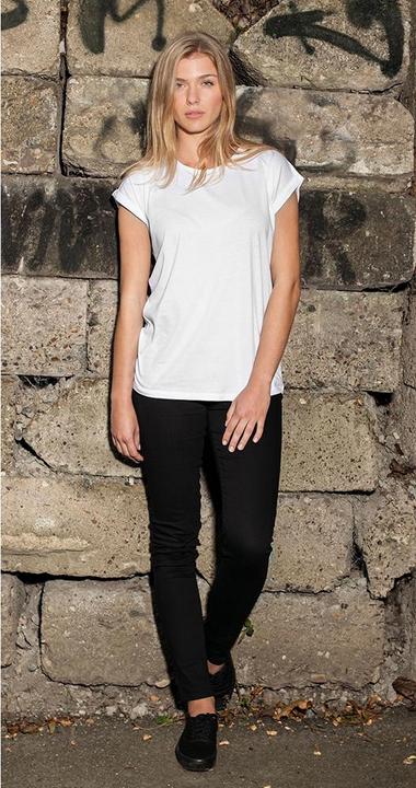 Actual product image Build Your Brand Lady Elongated Shoulder Tshirt (S)