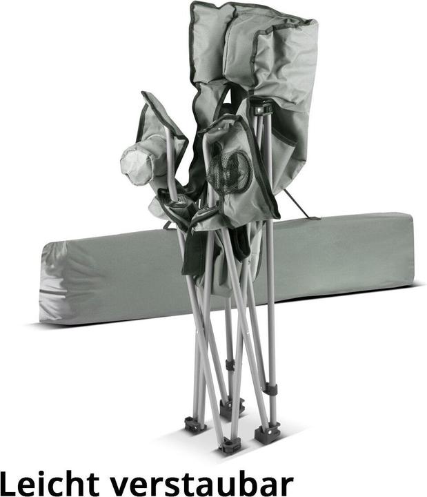 Image du produit Stahlwerk Chaise de camping Chaise de jardin Chaise pliante Chaise de pêcheur Fauteuil pliant
