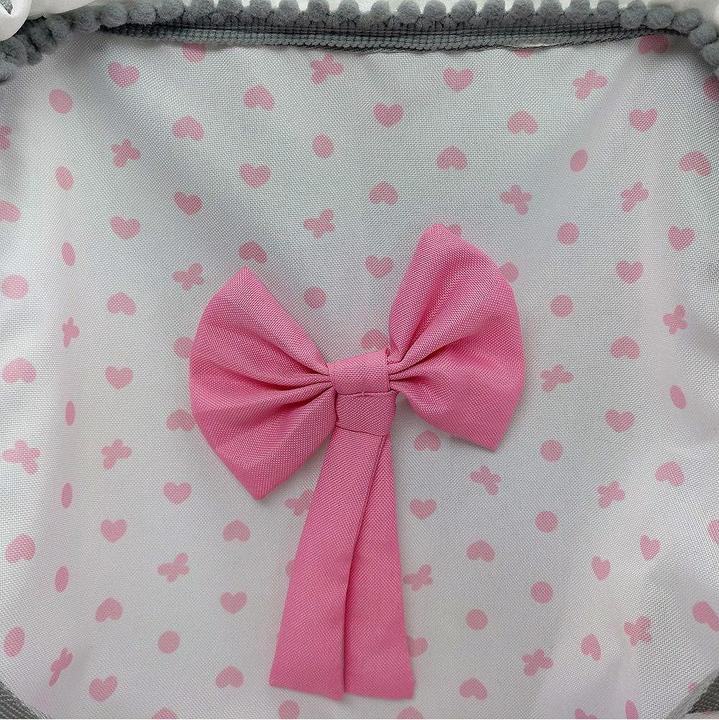 Immagine prodotto Reig Seggiolino per bambole ombrello rosa a pois bianchi